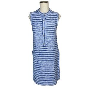 Vtg J. Tiktiner Marled Knit Tunic Sleeveless Top Size France 38 US 6